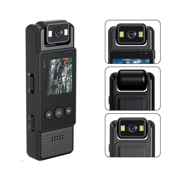 L12 Mini Body Camera - 1080P Wearable WiFi Video Recorder with Night Vision